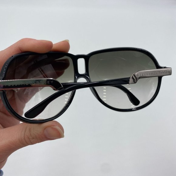 Stella McCartney SM4008 Sunglasses Black Metal/Plastic Frames, Made in Italy main image 9
